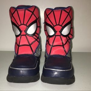 spiderman snow boots